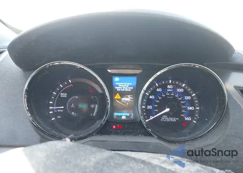 2013 Hyundai Sonata Hybrid Limited from USA, damaged, VIN KMHEC4A40DA096939